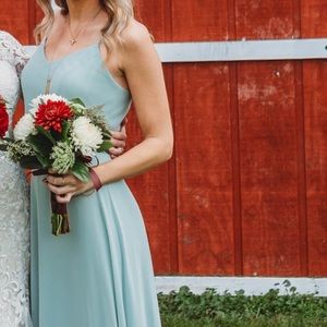 BIRDYGREY floor length bridesmaid dress
